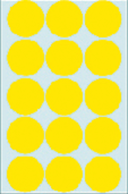 ETIKET HERMA 2271 ROND 32MM 480ST GEEL