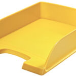 BRIEVENBAK LEITZ 5227 A4 PLASTIC GEEL