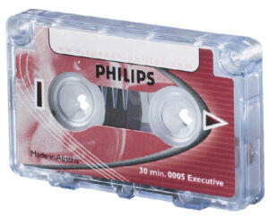 CASSETTE DICTEER PHILIPS LFH 0005 2X15MIN + CLIP