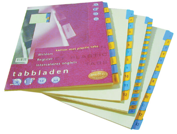 TABBLADEN MULTO 7320630 A4 23R KARTON JAN-DEC CH