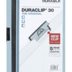KLEMMAP DURABLE 2200 A4 PL/TR 3MM LICHTBLAUW