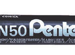 VILTSTIFT PENTEL NN50 ROND 1.5-3MM ZWART