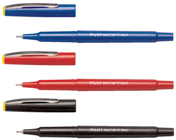 FINELINER PILOT RAZOR POINT SW-10 PP 0.4MM ROOD