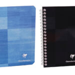 NOTITIEBOEK CLAIREF MATRIS DSP 110X170MM LIJN 90V