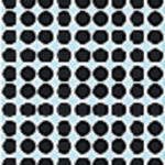 ETIKET HERMA 1849 ROND 8MM ZWART 540STUKS