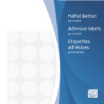 ETIKET HERMA 2250 ROND 19MM WIT 1280STUKS