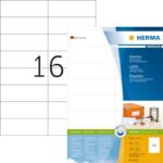 ETIKET HERMA 4620 105X37MM PREMIUM WIT 3200STUKS