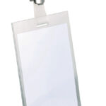 BADGE DURABLE 8002 MET CLIP 90X60MM