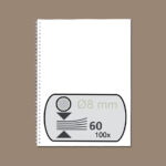 DRAADRUG FELLOWES 34 RINGS 8MM A4 ZILVER