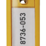 SLEUTELLABEL DURABLE MET RING GEEL