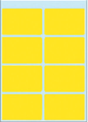 ETIKET HERMA 3691 26X40MM GEEL 40STUKS