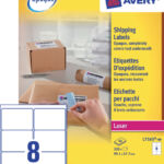 ETIKET AVERY L7165-40 99.1X67.7MM 320ST