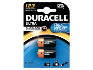 BATTERIJ DURACELL 123 LITHIUM 2 PACK