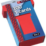 PLANBORD T-KAART A5548-222 48MM ROOD