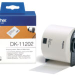 LABEL ETIKET BROTHER DK-11202 62MMX100MM VERZ WIT