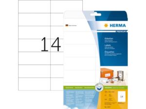 ETIKET HERMA 5057 105X42.3MM PREMIUM WIT 350STUKS