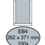 ENVELOP QUANTORE BORDRUG EB4 262X371 ZK 120GR WIT