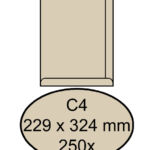 ENVELOP QUANTORE AKTE C4 229X324 120GR CREMEKRAFT