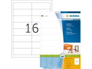 ETIKET HERMA 4619 97X33.8MM PREMIUM WIT 3200STUKS