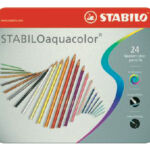 KLEURPOTLOOD STABILO AQUACOLOR IN BLIK