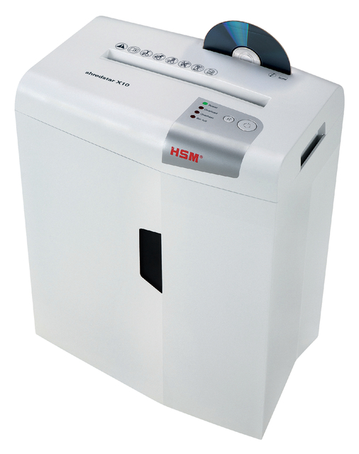 PAPIERVERNIETIGER HSM SHREDSTAR X10 4.5X30MM + CD