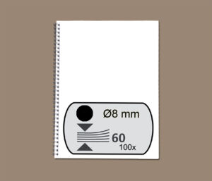 DRAADRUG FELLOWES 34 RINGS 8MM A4 ZWART