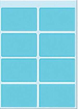 ETIKET HERMA 3693 25X40MM BLAUW 40STUKS