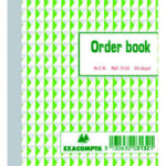 ORDERBOEK EXACOMPTA 135X105MM 50X2V