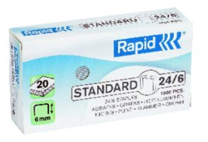 NIETEN RAPID 24/6 GEGALV STANDAARD 1000ST