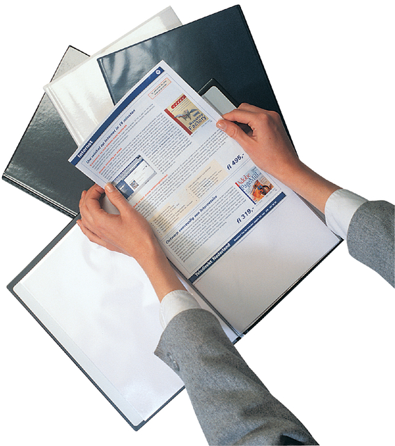 SHOWMAP RILLSTAB A4 10TAS TRANSPARANT BUITENZIJDE