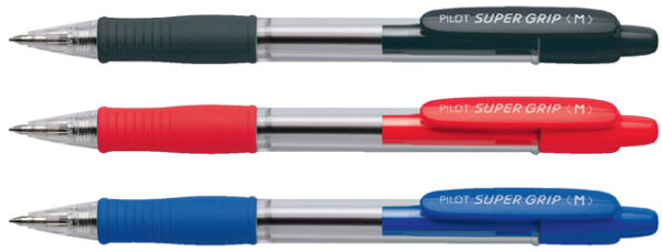 BALPEN PILOT SUPERGRIP DRUKKNOP ROOD