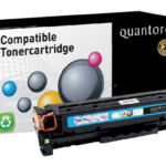 TONERCARTRIDGE QUANTORE HP CF381A 2.7K BLAUW