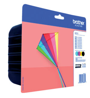 INKCARTRIDGE BROTHER LC-223 ZWART 3 KLEUREN