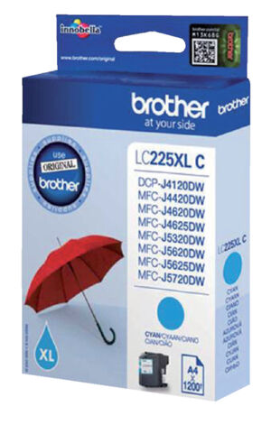 INKCARTRIDGE BROTHER LC-225XL BLAUW