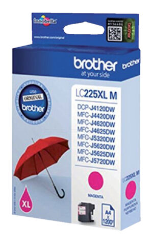 INKCARTRIDGE BROTHER LC-225XL ROOD