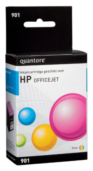 INKCARTRIDGE QUANTORE HP 901 CC656AE KLEUR
