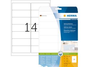 ETIKET HERMA 5076 99.1X38.1MM PREMIUM WIT 350STUKS