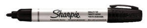 VILTSTIFT SHARPIE METAL BARREL ROND SMAL ZWART