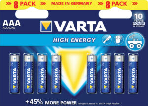 BATTERIJ VARTA AAA HIGH ENERGY