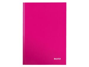 NOTITIEBOEK LEITZ WOW A5 LIJN 80V ROZE