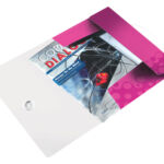 DOSSIERMAP LEITZ WOW 3KLEP A4 PP ROZE