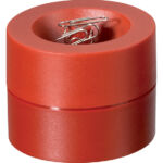 PAPERCLIPHOUDER MAUL 30123 MAGNETISCH 6CM ROOD