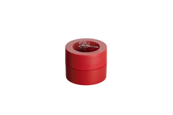 PAPERCLIPHOUDER MAUL 30123 MAGNETISCH 6CM ROOD
