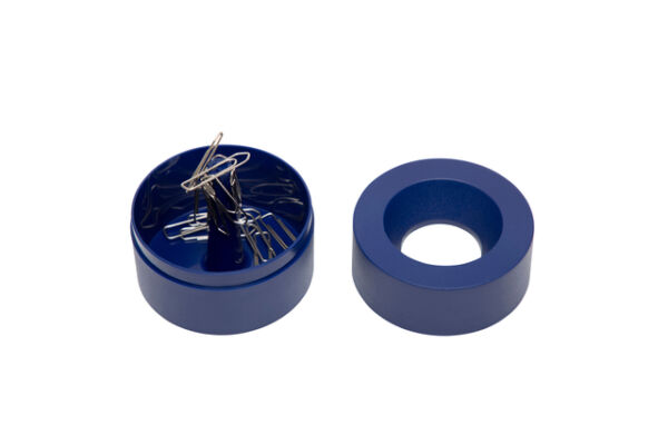 PAPERCLIPHOUDER MAUL 30123 MAGNETISCH 6CM BLAUW