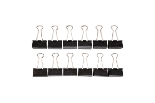 PAPIERKLEM MAUL FOLDBACK 32MM ZWART