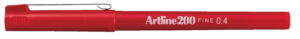 FINELINER ARTLINE 200 ROND 0.4MM ROOD