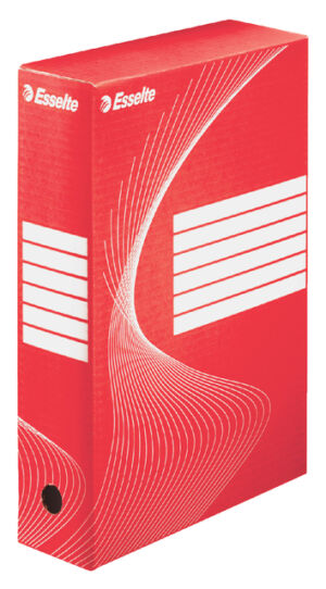 ARCHIEFDOOS ESSELTE BOXY 80MM ROOD