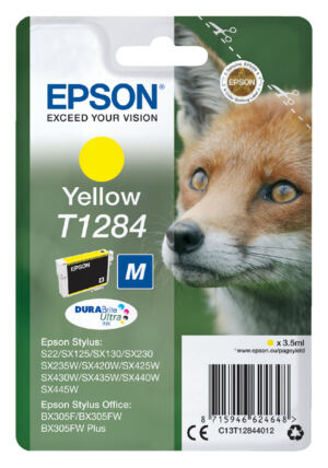 INKCARTRIDGE EPSON T1284 GEEL