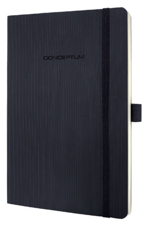 NOTITIEBOEK SIGEL CONCEPTUM PURE A5 LIJN ZWART