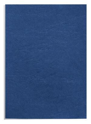 VOORBLAD FELLOWES A4 LEDERLOOK ROYAL BLAUW